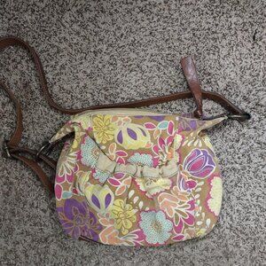 Boho Floral Crossbody Shoulder‎ with Adjustable Strap Canvas Y2K Revival Purse
